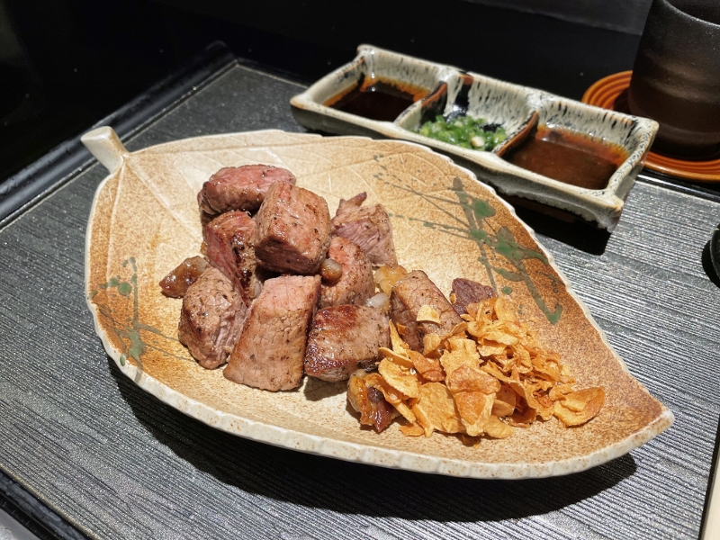 US beef fillet from Keyaki Japanese restaurant at Pan Pacific Hotel