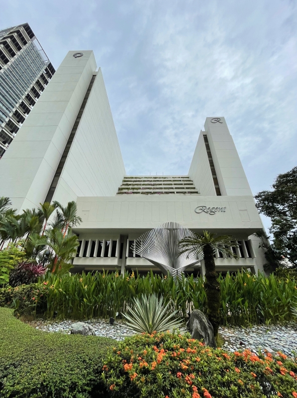 Regent Hotel's building facade