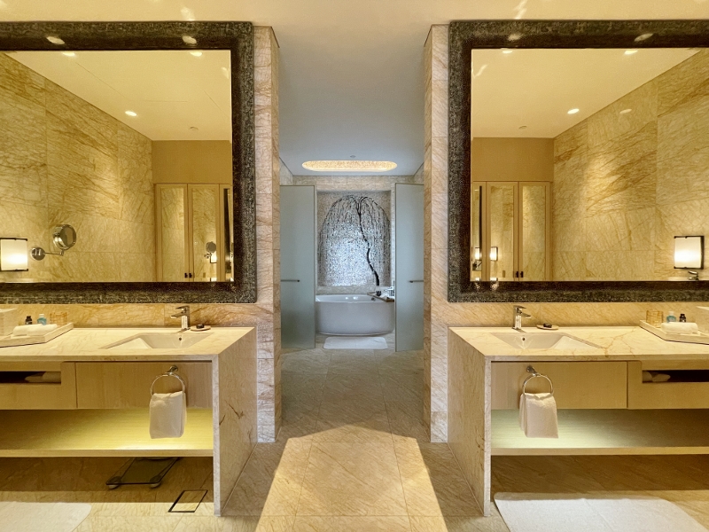 The Palace bathroom at Equarius Villas