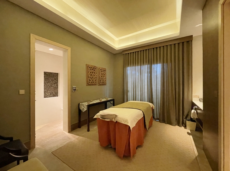 The Palace massage treatment room at Equarius Villas