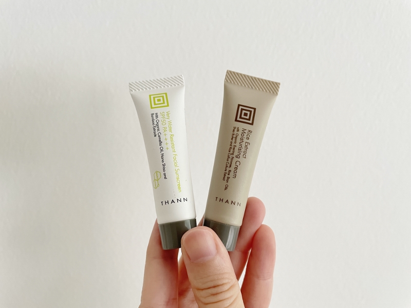 Product samples from THANN Wellness Store at Paragon Mall