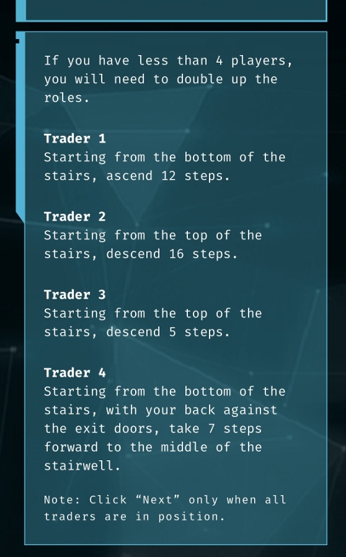 A screenshot of one of the puzzles from Time Heist: Civic District Escape Game