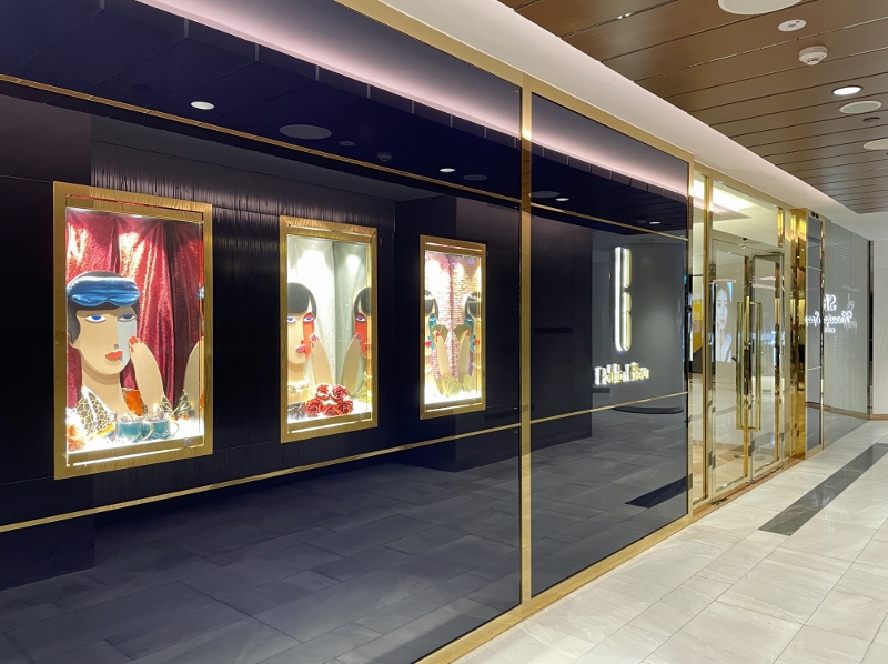 Entrance to Pablo Blau Spa at Raffles City Shopping Centre