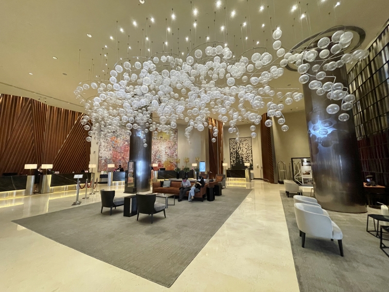 Fairmont Hotel reception area