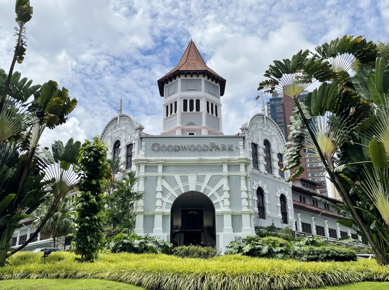 Goodwood Park Hotel's building facade