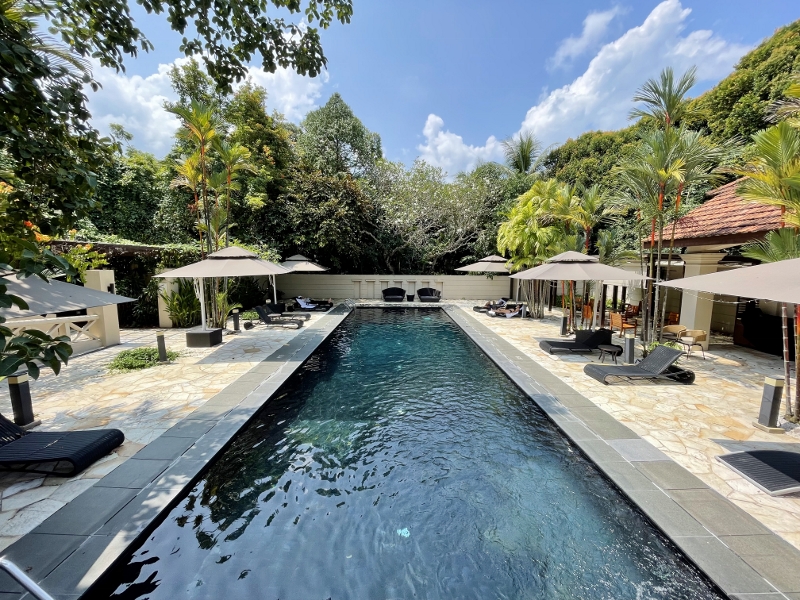 Swimming pool at Sofitel Spa at Sofitel Singapore Sentosa Resort & Spa