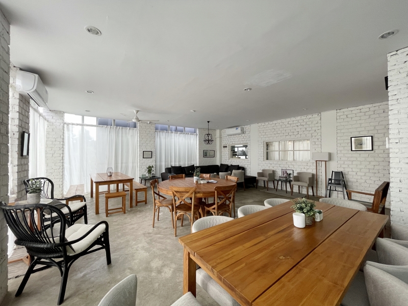Indoor seating area at Anchor Cafe & Roastery