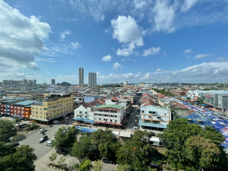 The view from King Room With City View at Four Points Hotel By Sheraton Batam