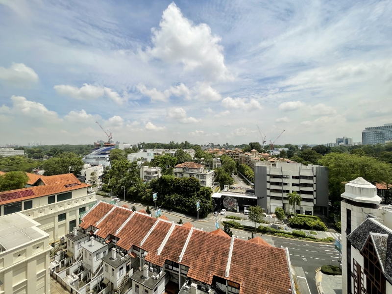 The view from Premium High Floor Twin Room at Regent Hotel