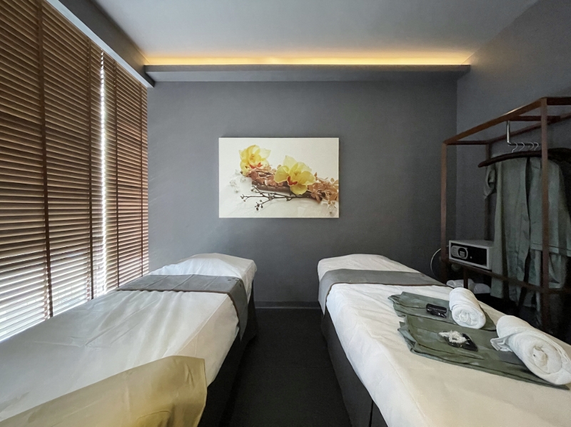Treatment room at Let's Relax Spa at Siam Square One