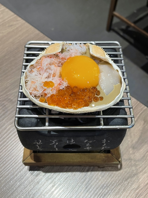 Hotate kani miso from Yuzu Ramen restaurant at ICONSIAM shopping mall