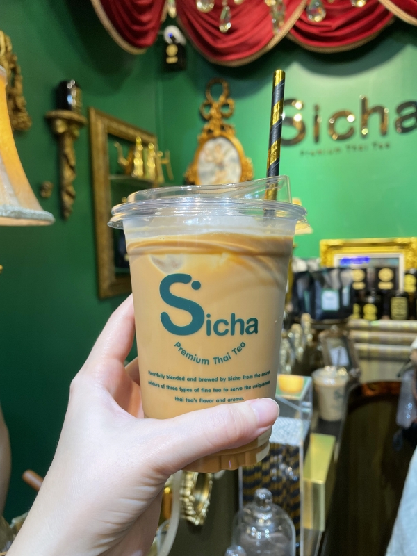 Original premium Thai tea from Sicha Premium Thai Tea Cafe at Chatuchak Weekend Market