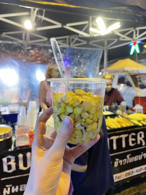Cup corn from Liab Duan Night Market