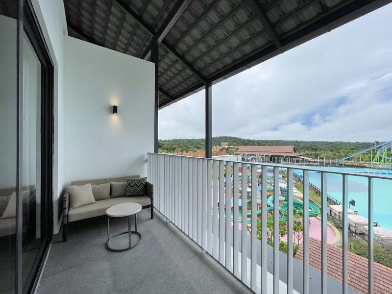 Balcony in Rock Royalty Room at Hard Rock Hotel Desaru Coast