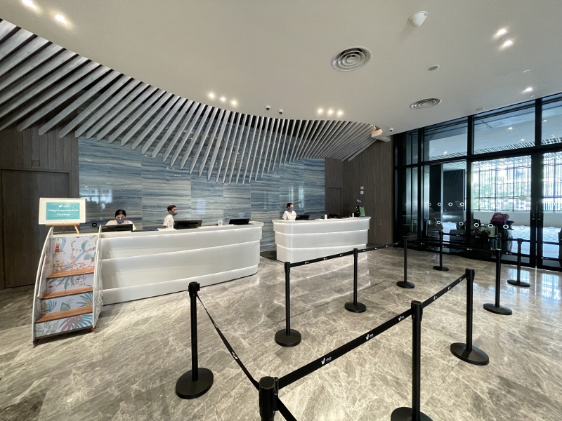 Village Hotel Sentosa reception area