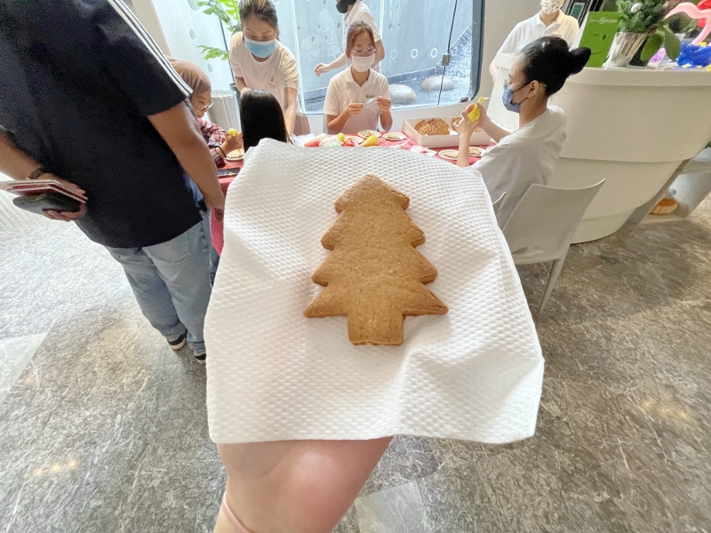 Cookie decorating activity for kids at Village Hotel Sentosa