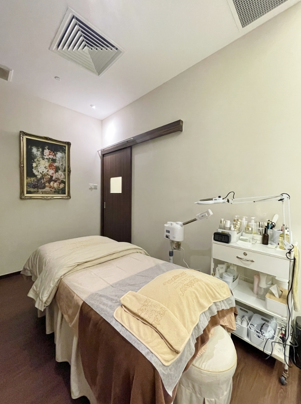 Treatment room at My Cozy Room Boutique Beauty Spa