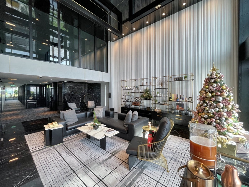 The Outpost Hotel Sentosa reception area