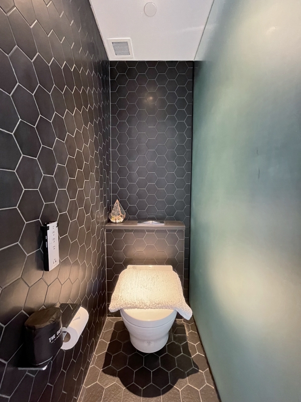 Water closet in Deluxe Room Sea View at The Outpost Hotel Sentosa