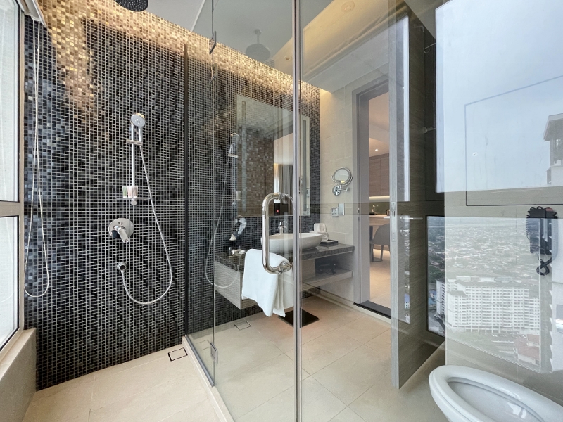 Bathroom in Studio Executive Room at Capri Hotel by Fraser Johor Bahru