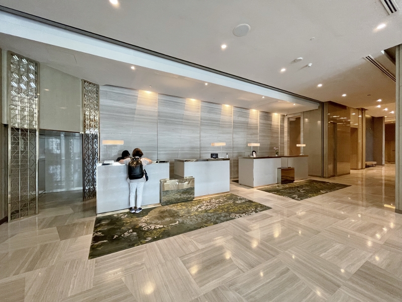 Four Seasons Hotel Kuala Lumpur reception counters