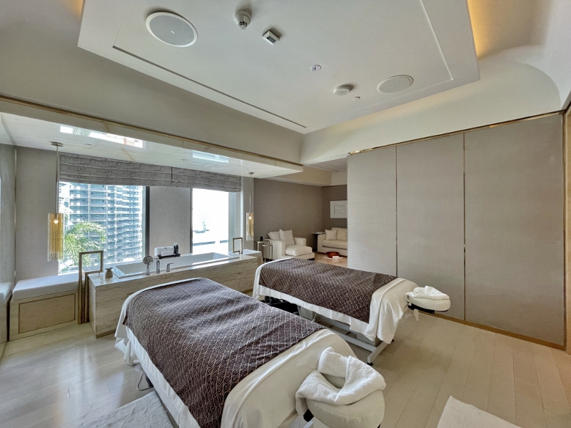Treatment room at The Spa at Four Seasons Hotel Kuala Lumpur