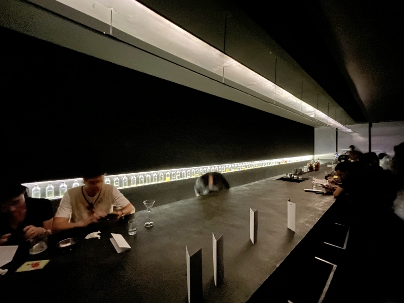 Seating area at Shui Bar