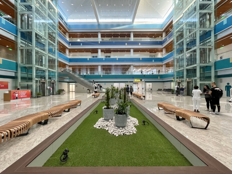 Noovilu Seaplane Terminal atrium