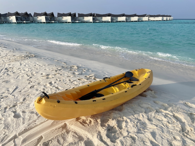 Kayak from Water Sports Centre at Mövenpick Resort Kuredhivaru