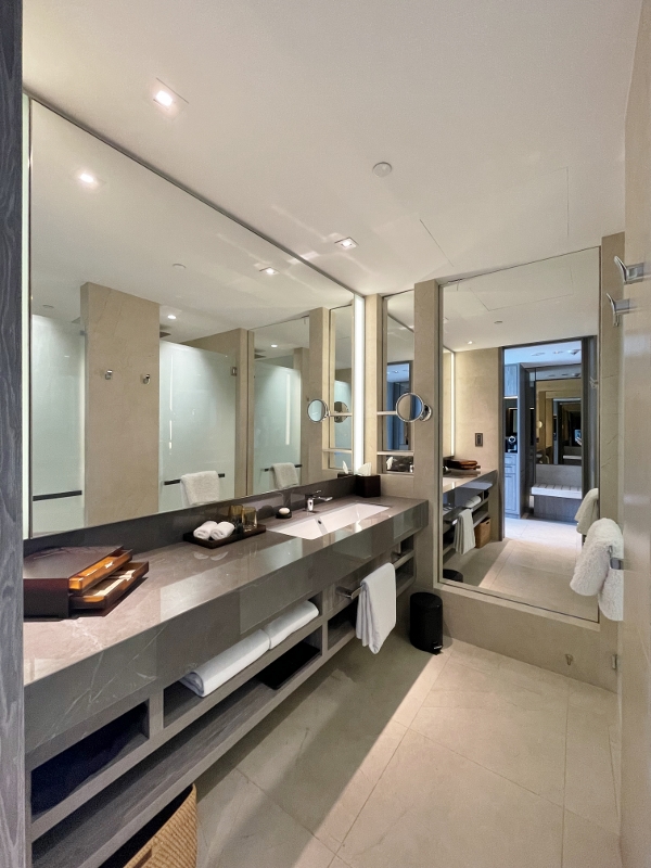 Bathroom in Dusit Executive Club Pool View Room at Dusit Thani Laguna Hotel