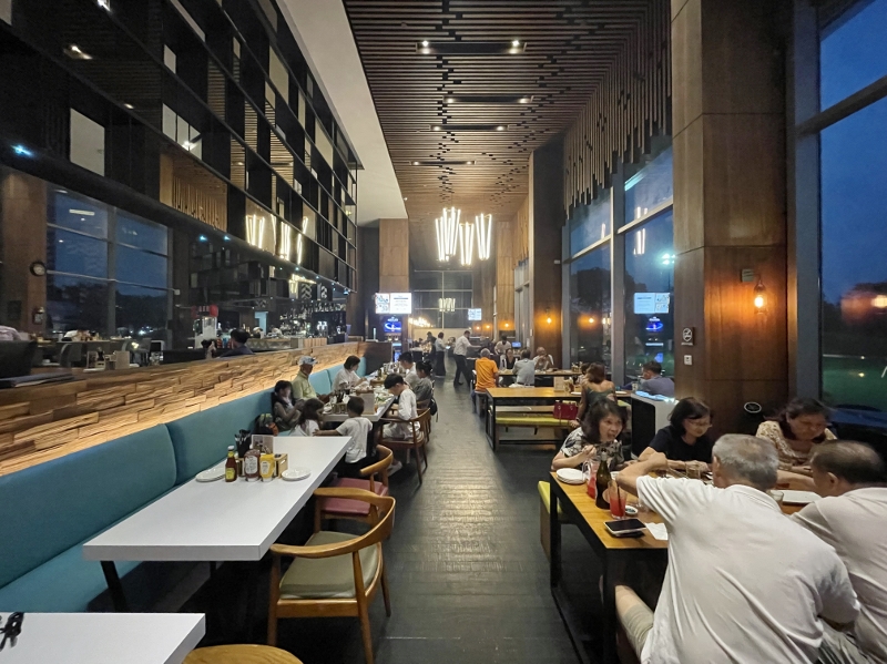 Seating area at The Nest restaurant at Dusit Thani Laguna Hotel