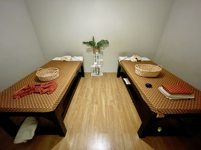 Couple treatment room at SAMA Onsen & Massage Spa