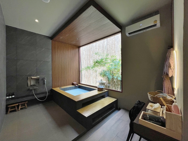 Private deluxe onsen at SAMA Onsen & Massage Spa