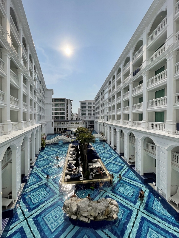 The view from Deluxe Pool View Room at Mövenpick Myth Hotel Patong