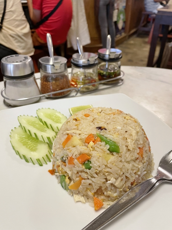 Chicken fried rice at Kopitiam By Wilai Cafe