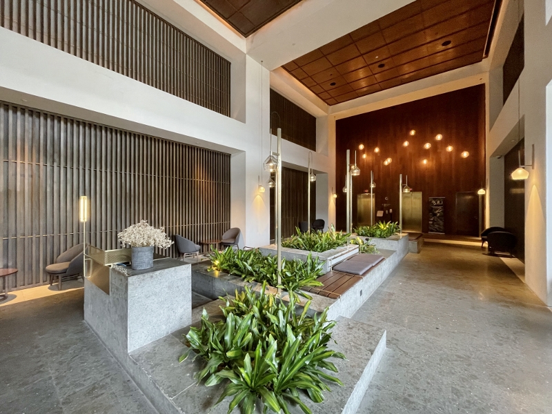 Lift lobby at Alila Bangsar Hotel Kuala Lumpur