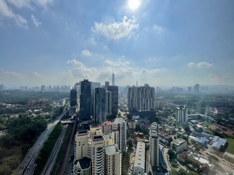 The view from Junior Suite at Alila Bangsar Hotel Kuala Lumpur