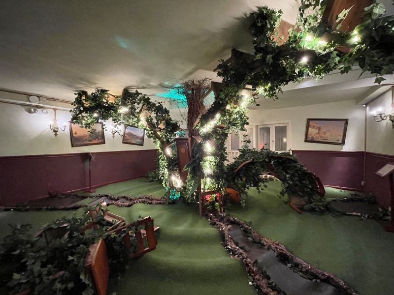 Game area at Kulnari Mystery Golf