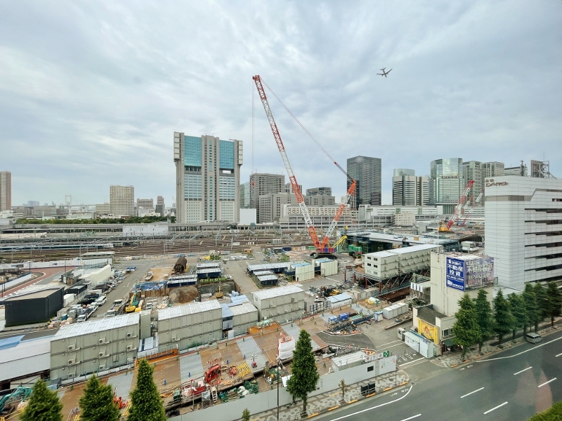 The view from Grand Floor Deluxe King Room at Miyako City Tokyo Takanawa Hotel