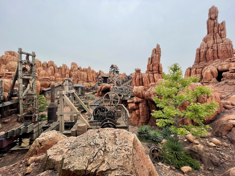 Big Thunder Mountain ride at Tokyo Disneyland