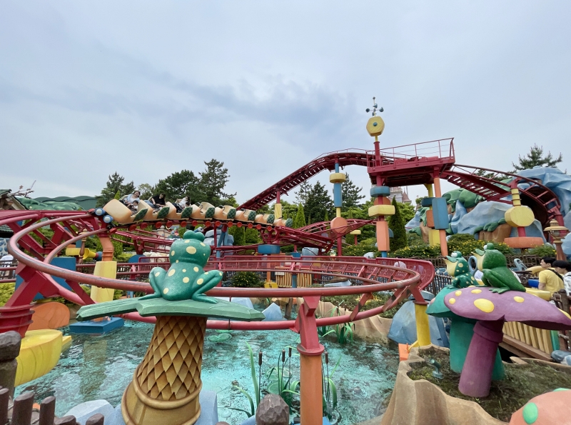 Gadget's Go Coaster ride at Tokyo Disneyland