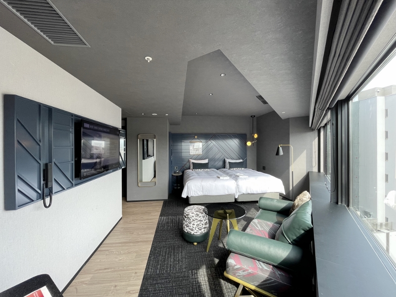 Deluxe Corner Twin Room at Mercure Tokyu Stay Osaka Namba Hotel