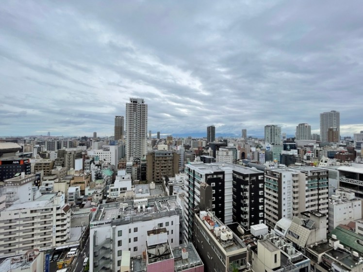 The view from Premium Twin Room at Mercure Tokyu Stay Osaka Namba Hotel