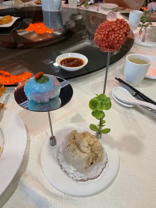 Spring dim sum items from Peony Jade Chinese restaurant