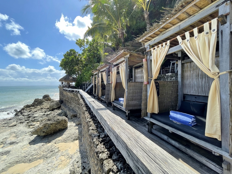 Cabanas at Kubu Beach Club at AYANA Estate