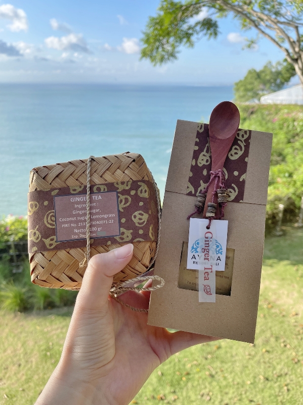 Ginger tea from AYANA Segara Bali Hotel