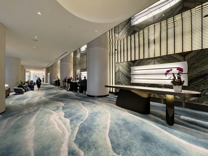 Pan Pacific Hotel reception area