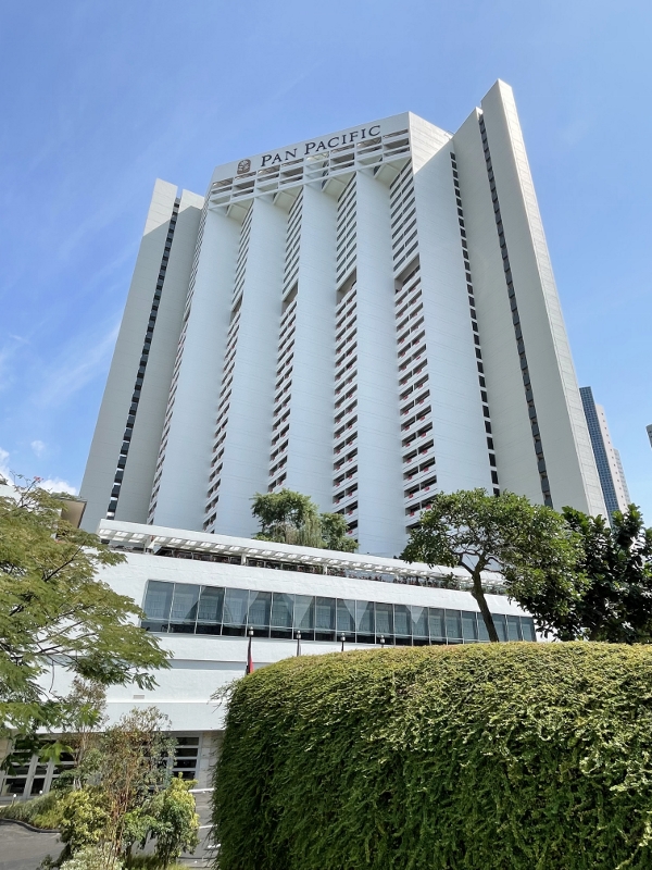 Pan Pacific Hotel building facade