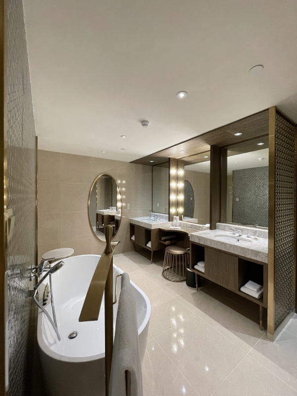 Bathroom in Executive Suite at PARKROYAL On Beach Road Hotel