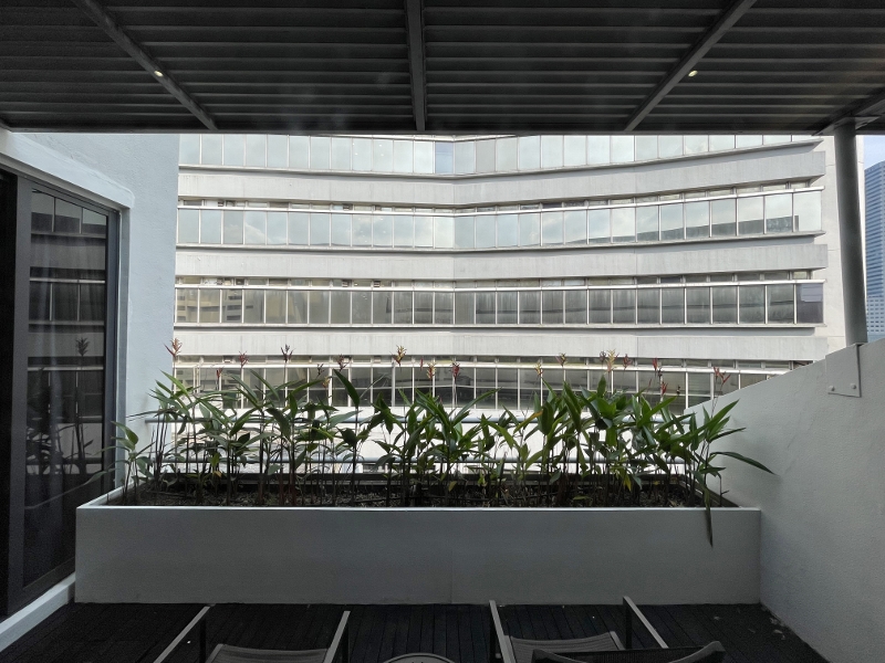 The view from Executive Suite at PARKROYAL On Beach Road Hotel